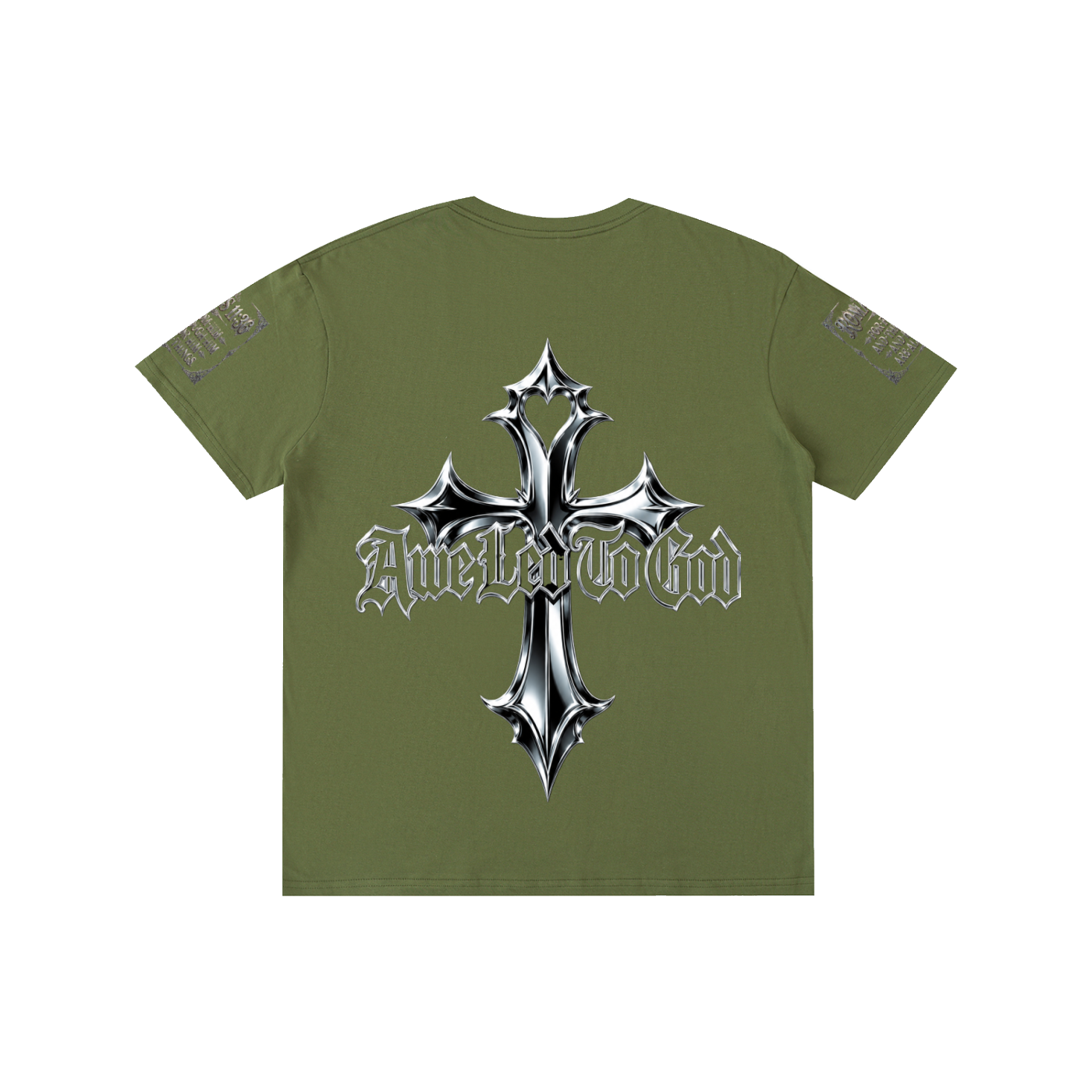 Pure Cotton chrome cross t-shirt