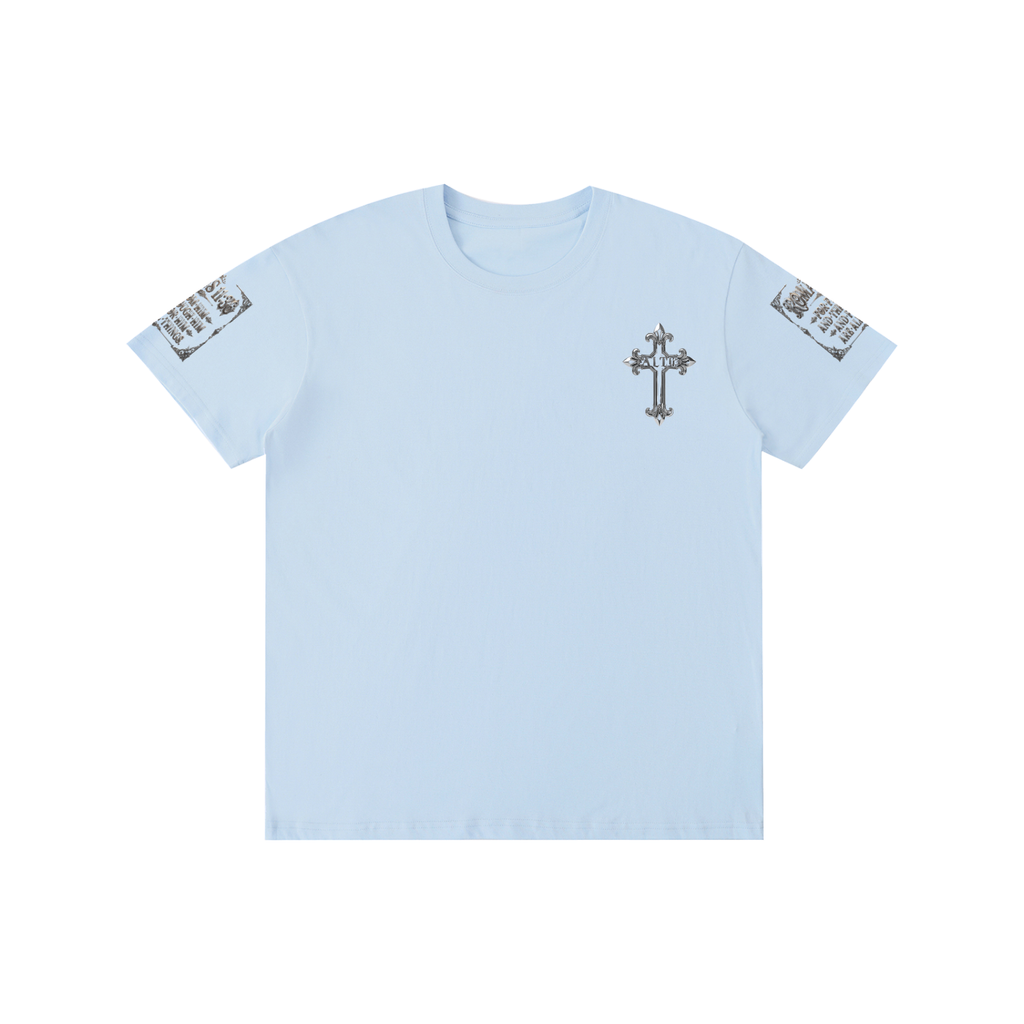 Pure Cotton chrome cross t-shirt