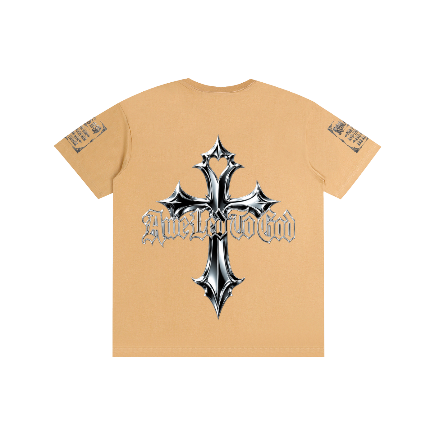 Pure Cotton chrome cross t-shirt
