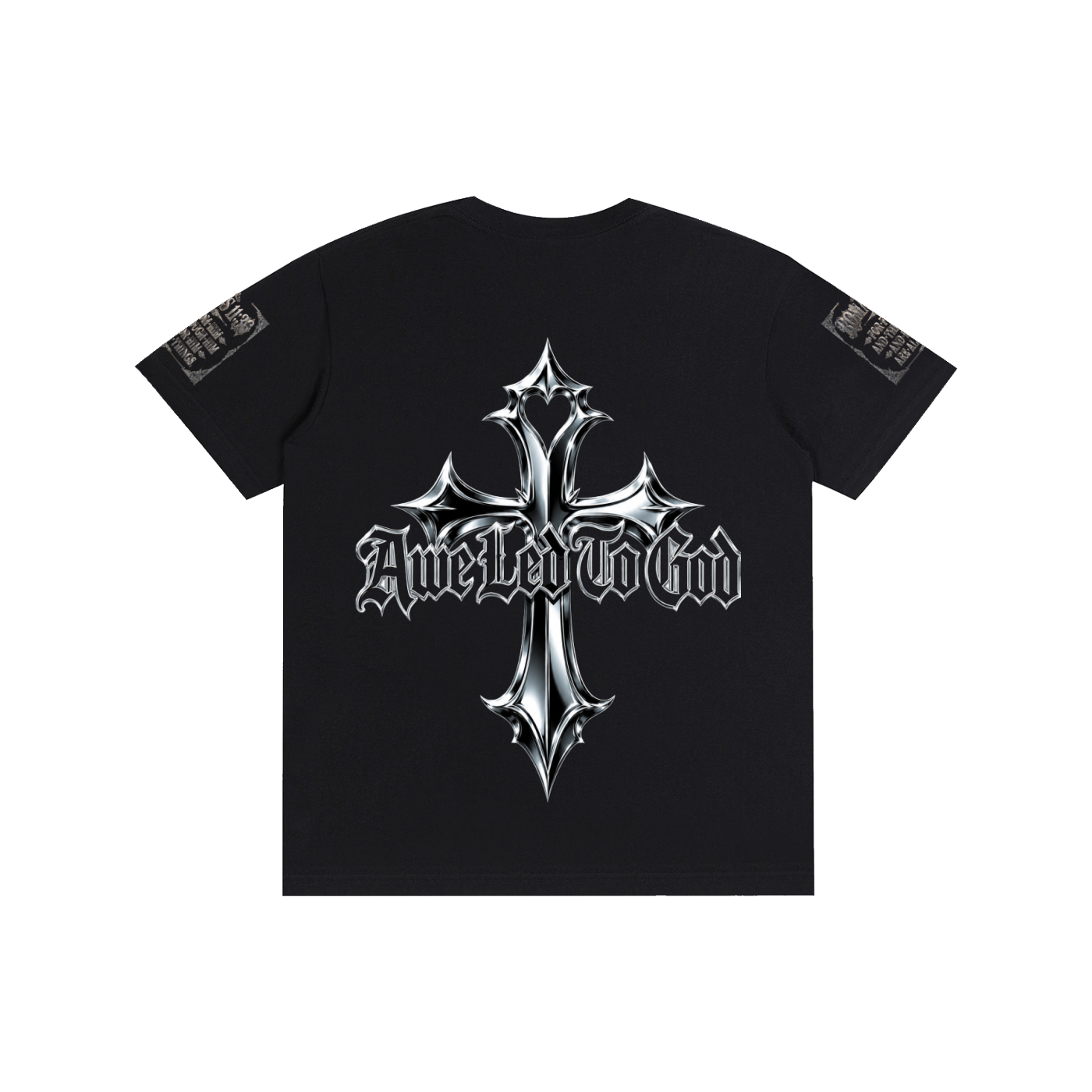 Pure Cotton chrome cross t-shirt
