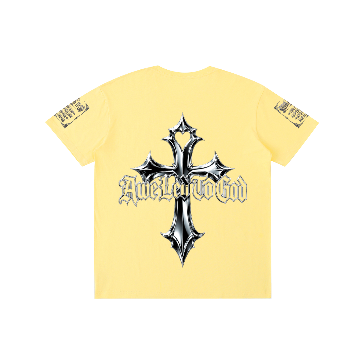 Pure Cotton chrome cross t-shirt