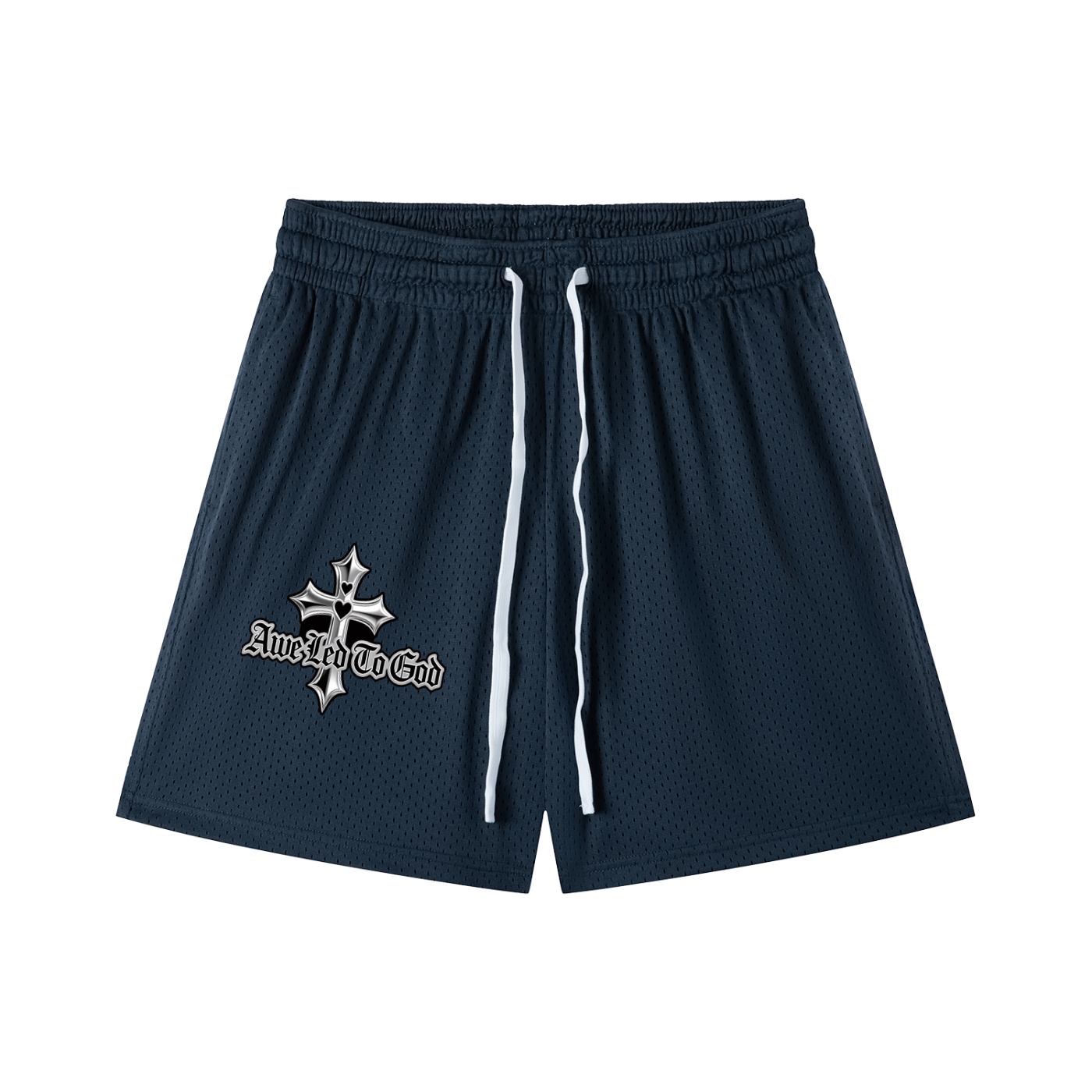 Mesh Awe Led To God shorts
