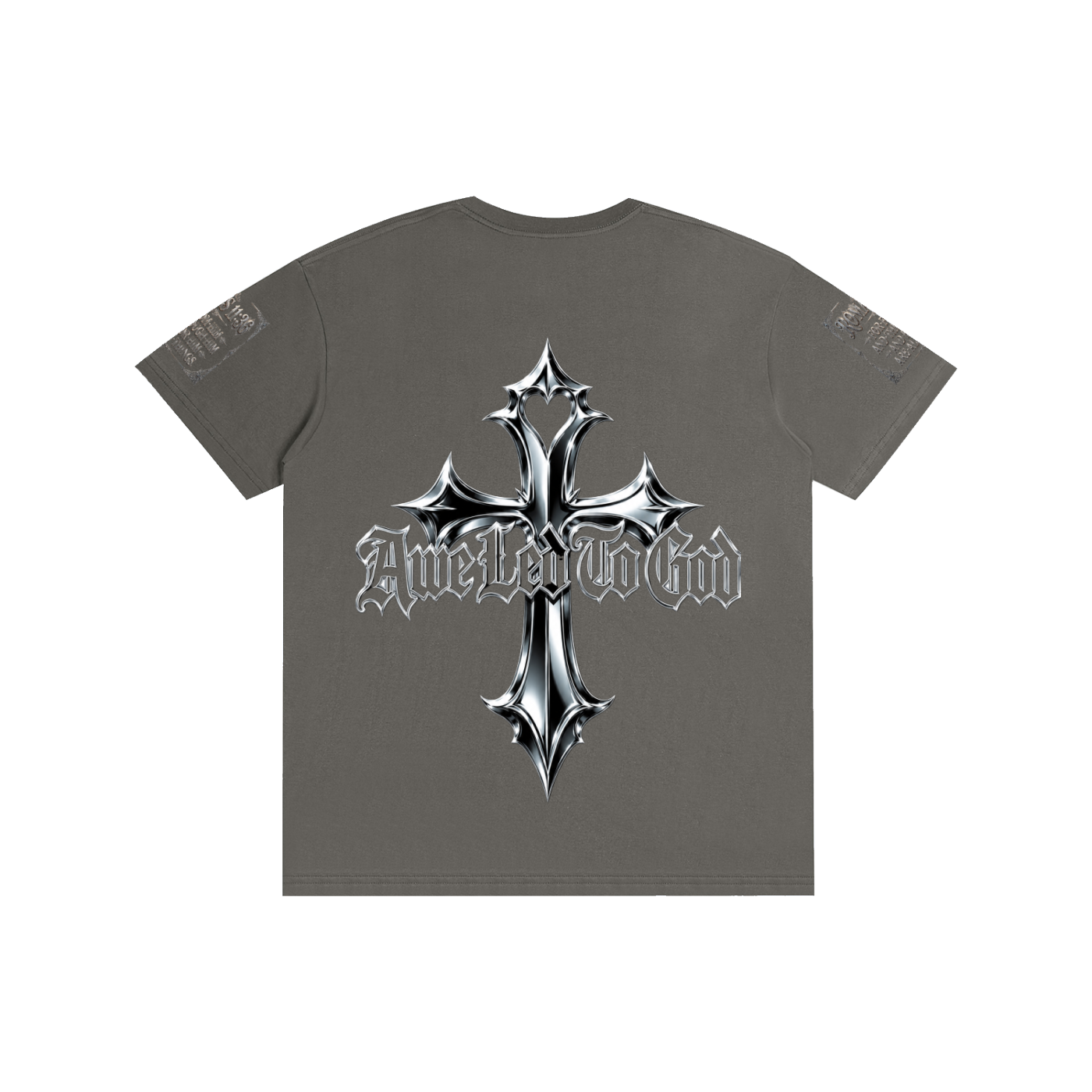 Pure Cotton chrome cross t-shirt