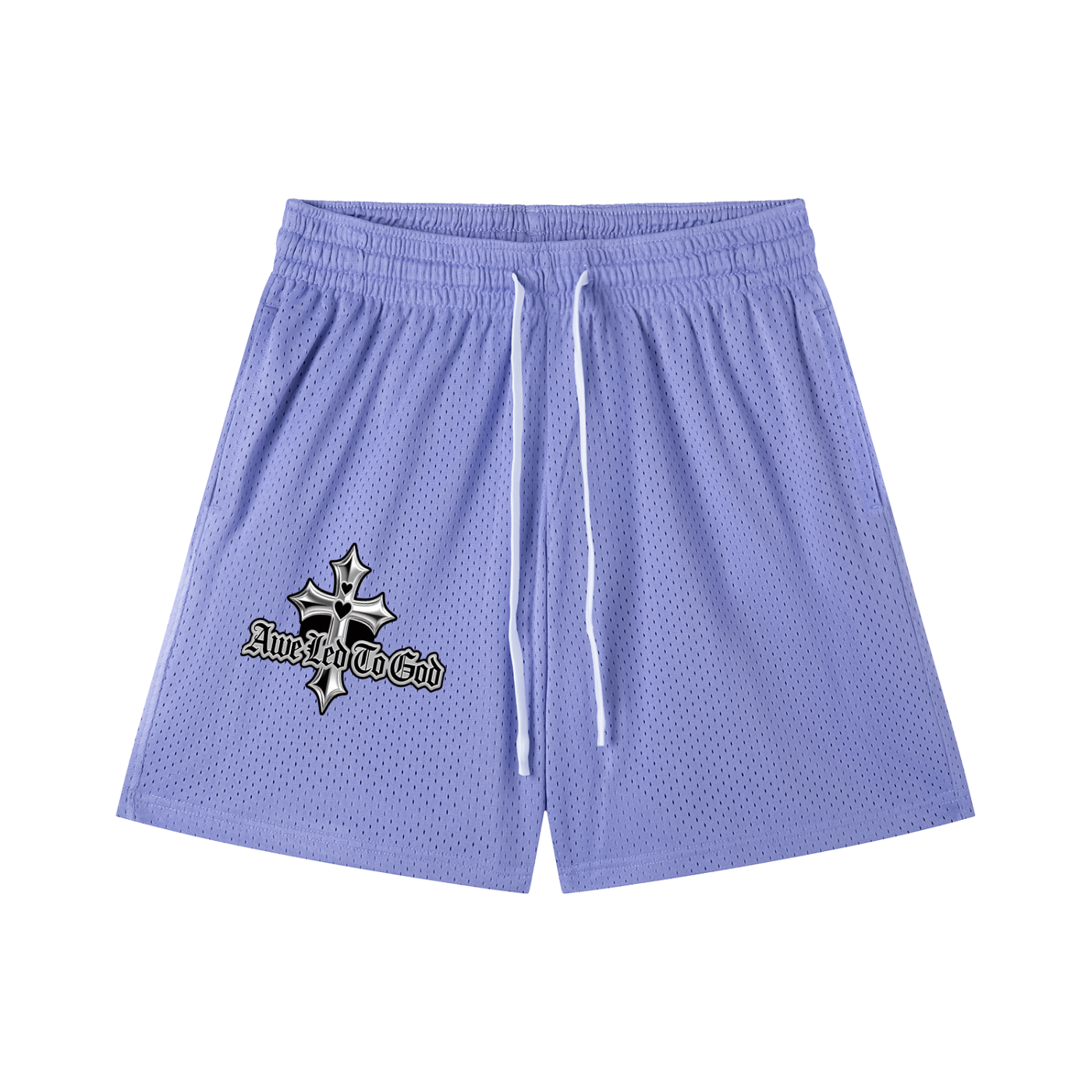 Mesh Drawstring Shorts