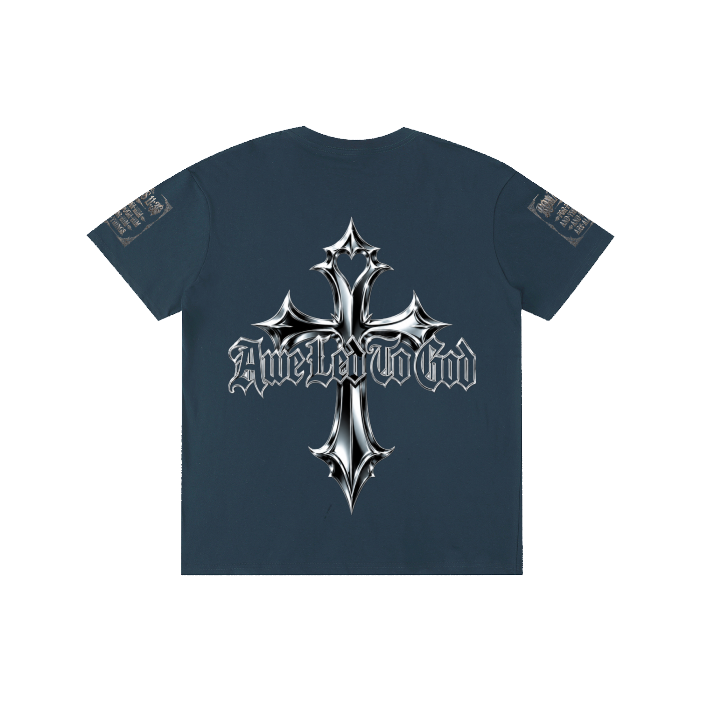 Pure Cotton chrome cross t-shirt
