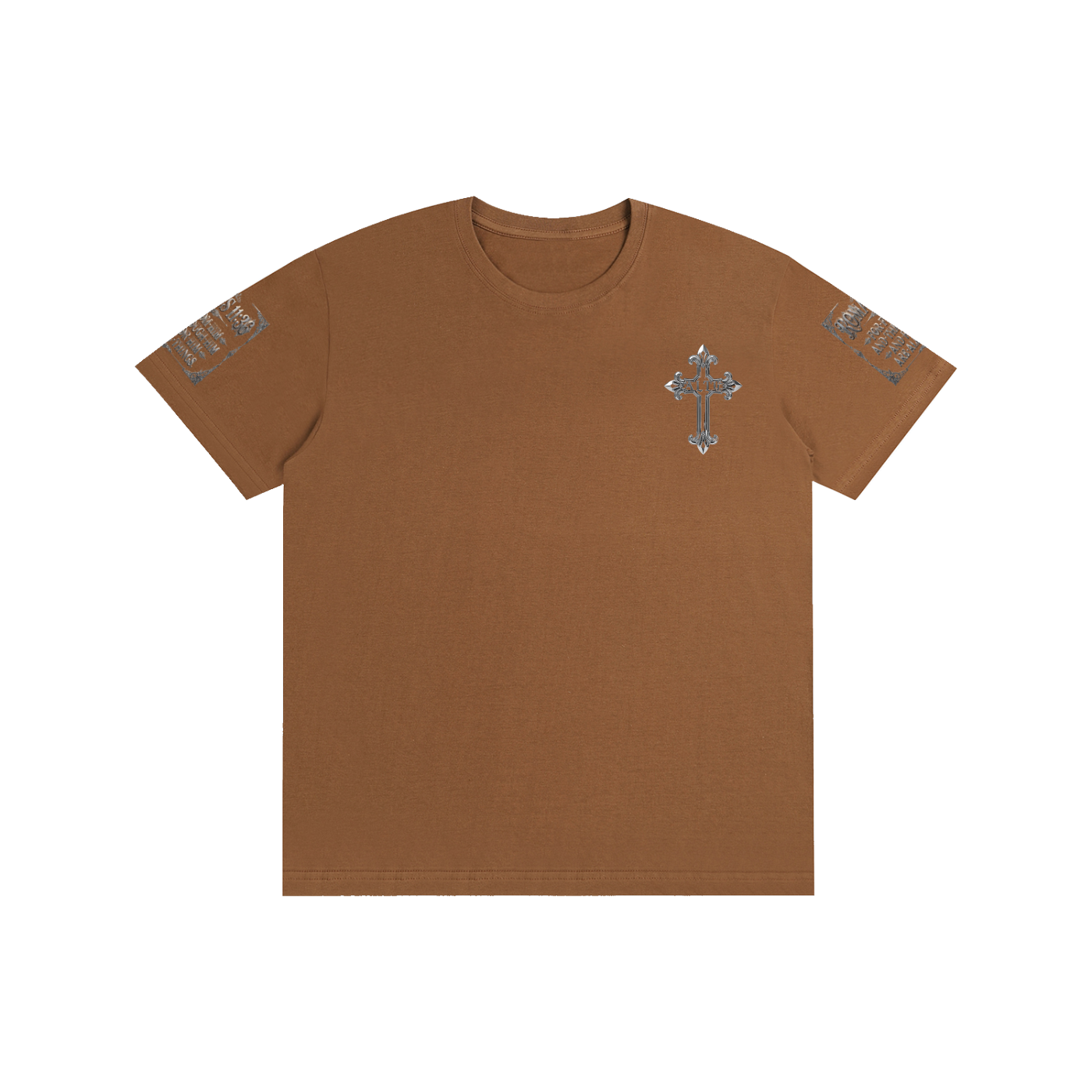 Pure Cotton chrome cross t-shirt
