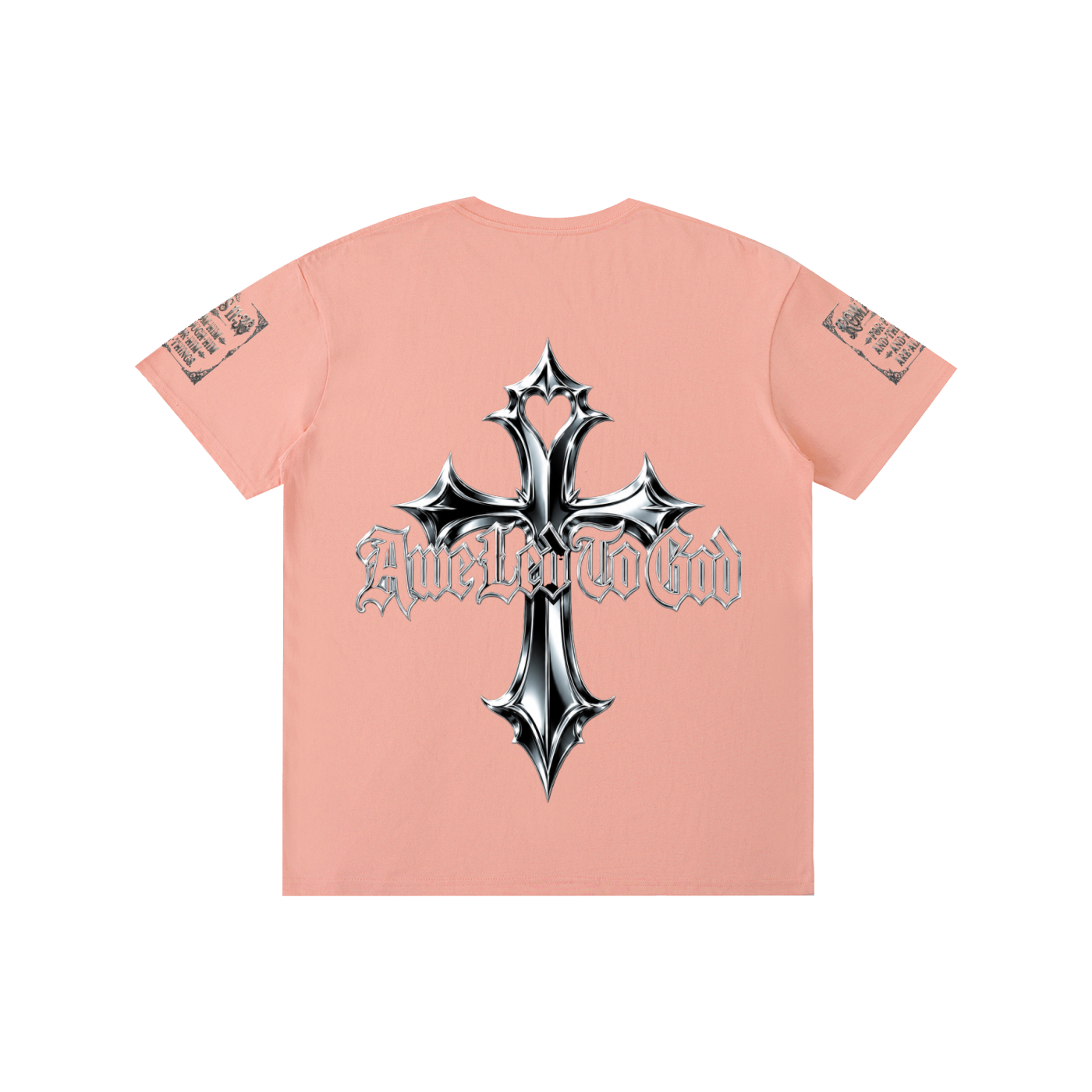 Pure Cotton chrome cross t-shirt
