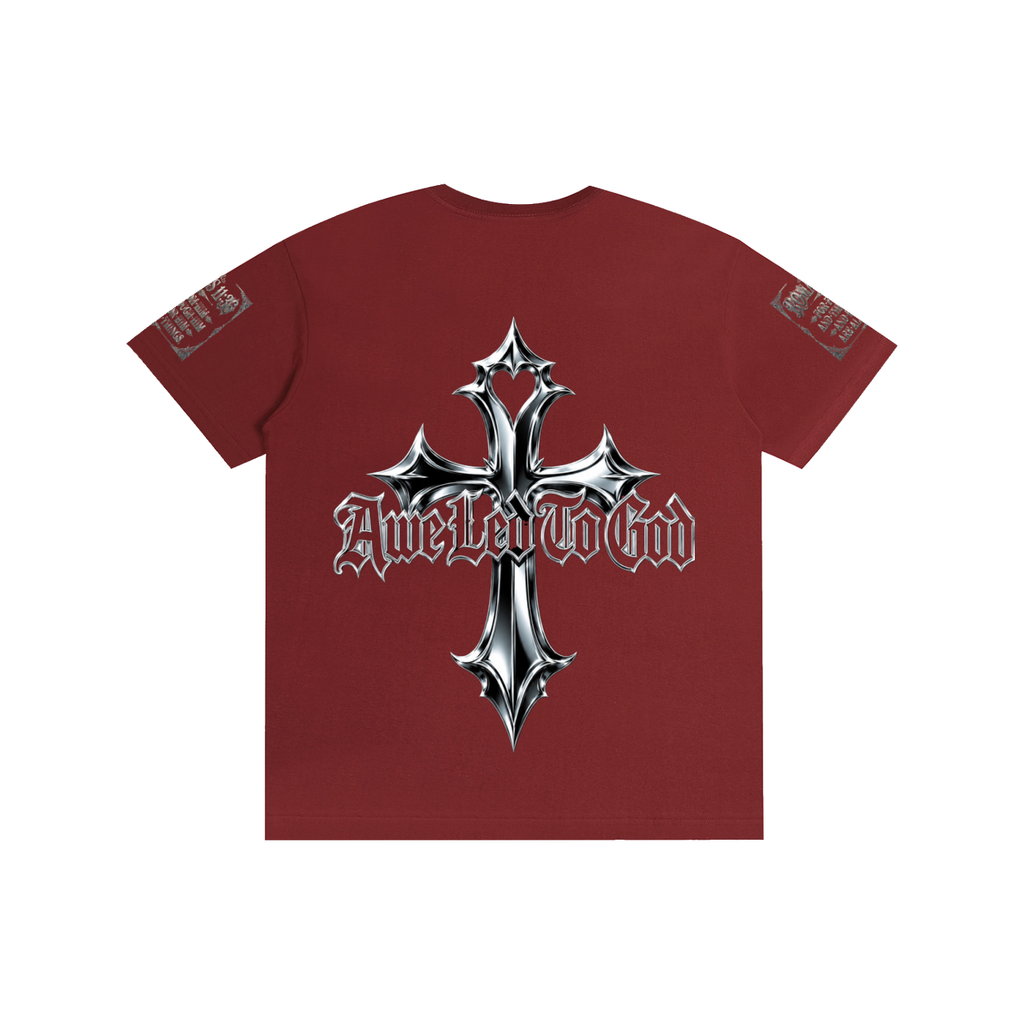 Pure Cotton chrome cross t-shirt