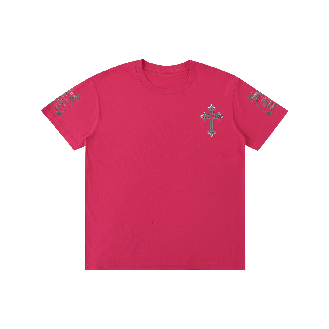 Pure Cotton chrome cross t-shirt