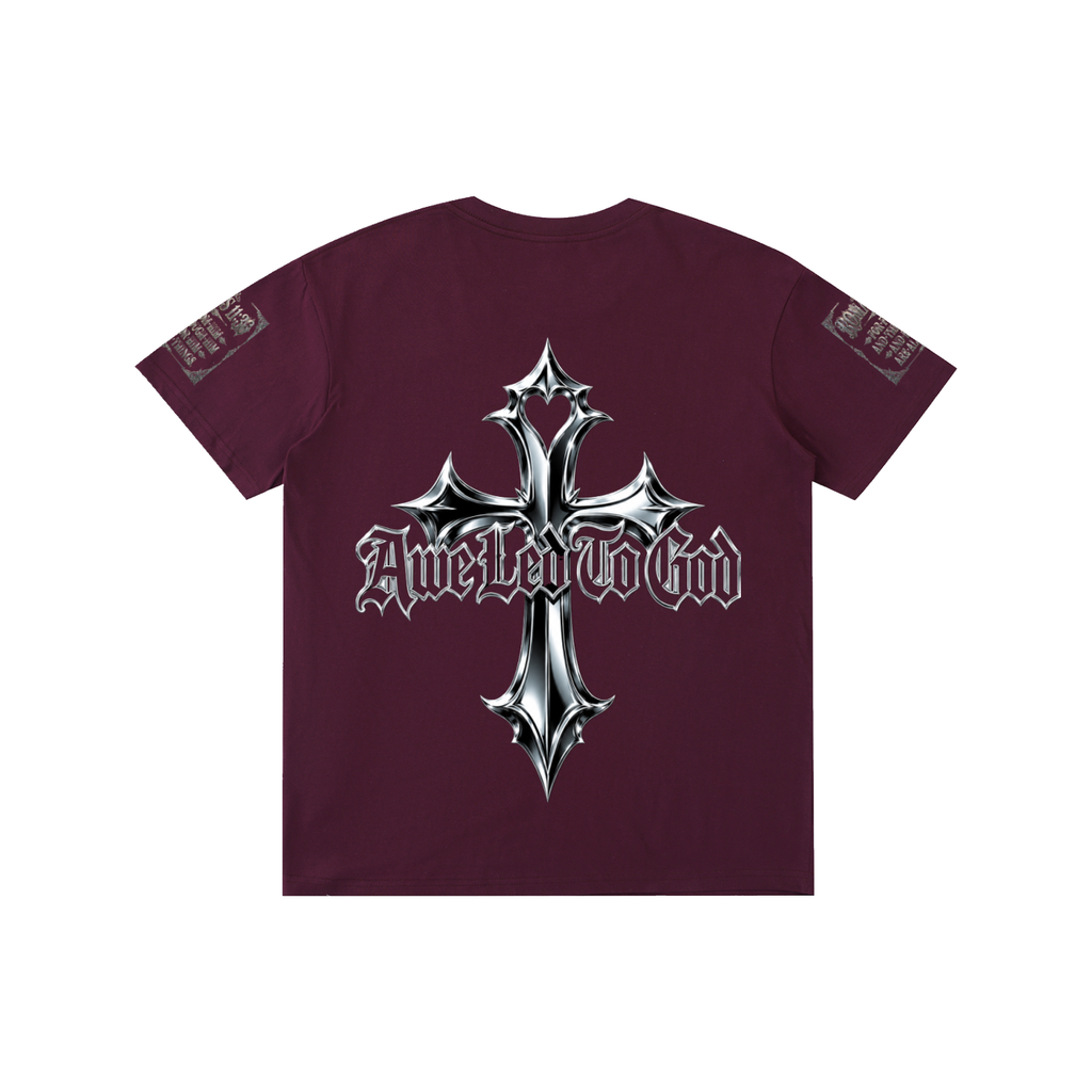 Pure Cotton chrome cross t-shirt