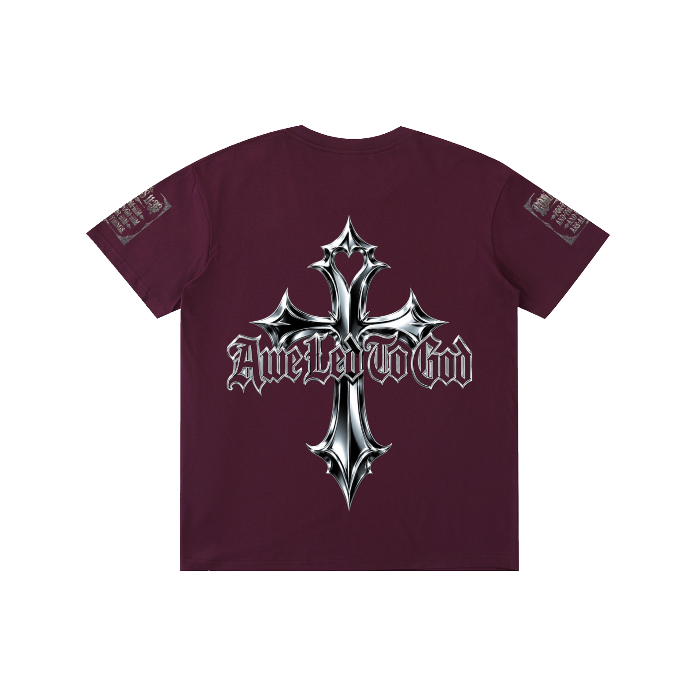 Pure Cotton chrome cross t-shirt