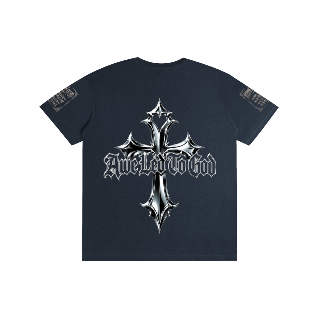 Pure Cotton chrome cross t-shirt