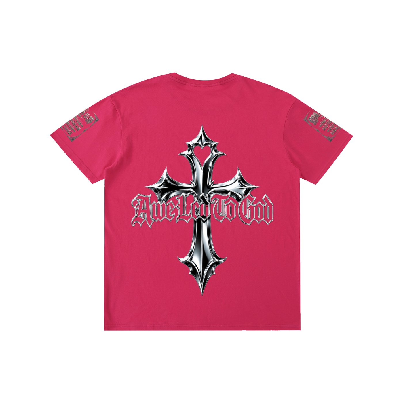 Pure Cotton chrome cross t-shirt
