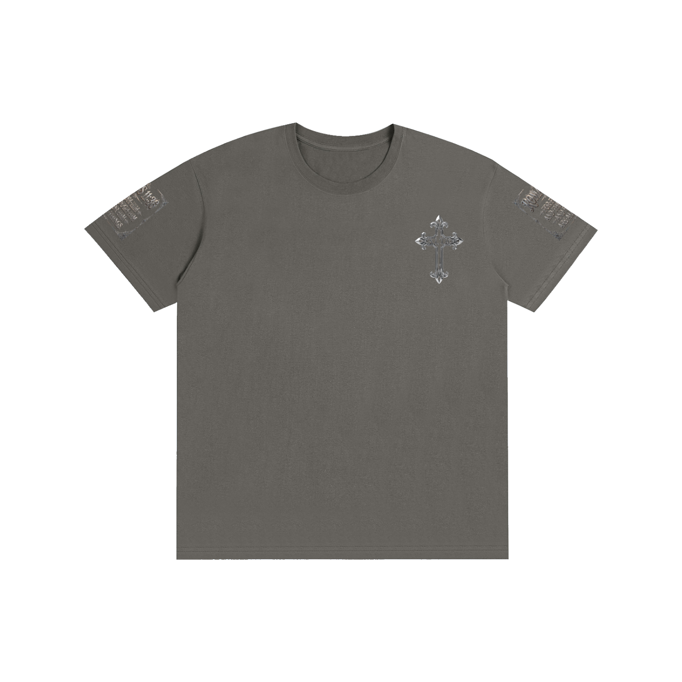 Pure Cotton chrome cross t-shirt