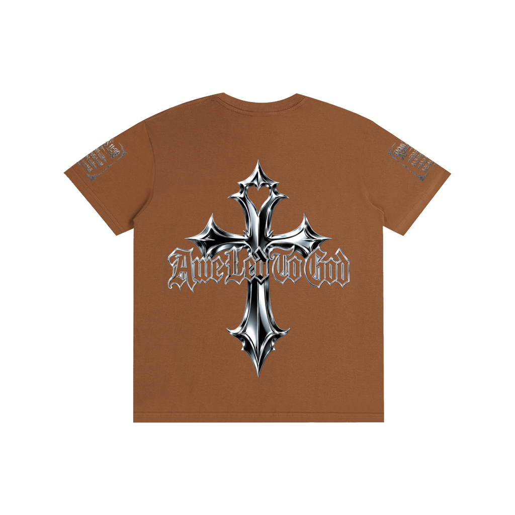 Pure Cotton chrome cross t-shirt