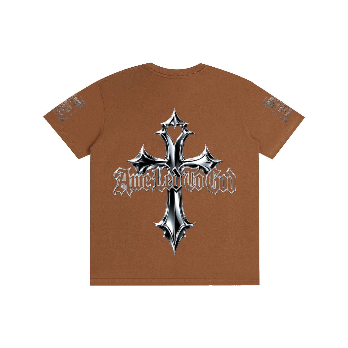 Pure Cotton chrome cross t-shirt